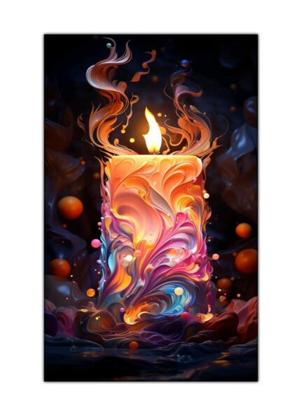 Tisany Glossy Metal Plate Poster 3D Painting